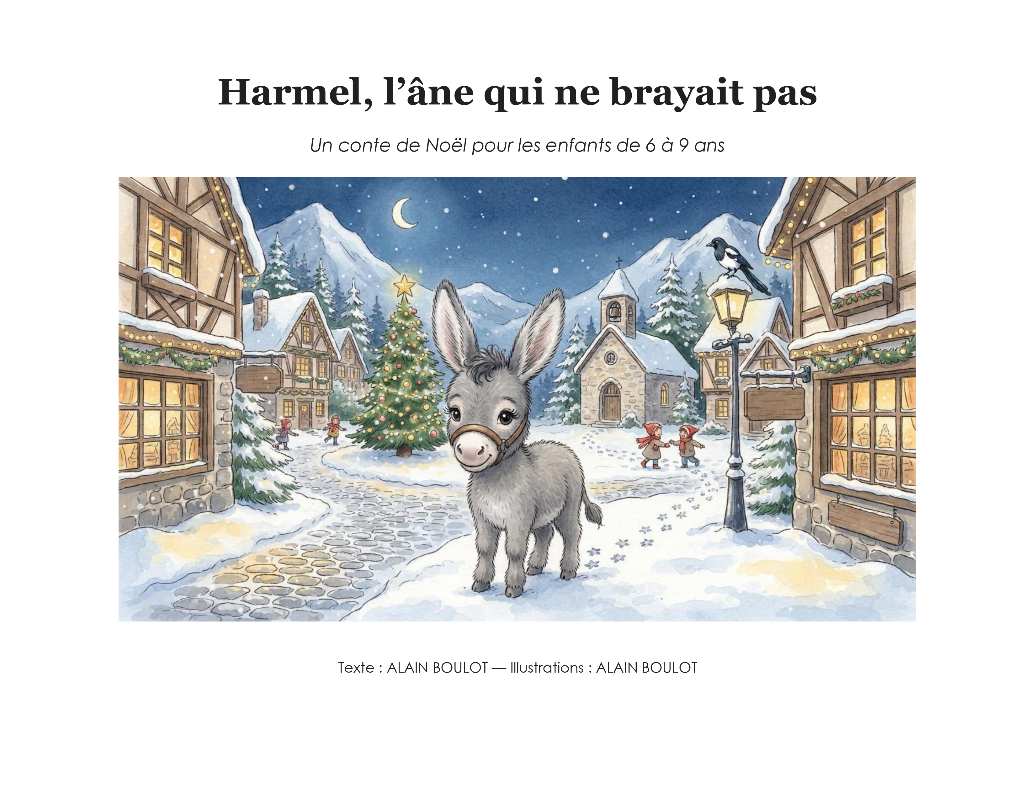 Couverture : Harmel, l'âne qui ne brayait pas